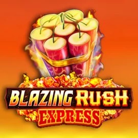 Blazing Rush Express logo by AreaVegas at Mostbet Casino