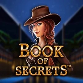 Official Slots logo: Book of Secrets by SYNOT Games at Mostbet Casino
