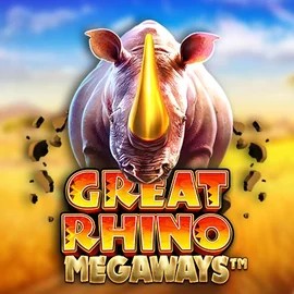 Great Rhino Megaways game by Pragmatic Play – logo hosted on Mostbet Casino