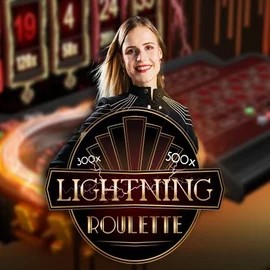 Lightning Roulette by Evolution, showcased at mostbet-pl.click – game logo