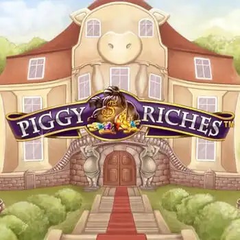 Piggy Riches logo by NetEnt at Mostbet Casino