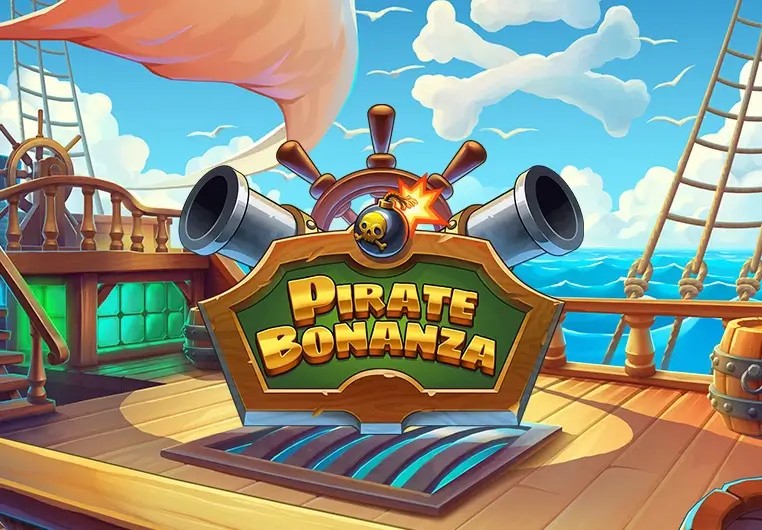 Official Slots logo: Pirate Bonanza Slot by Backseat Gaming at Mostbet Casino