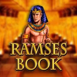 Official Slots logo: Ramses Book by Gamomat at Mostbet Casino