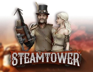Steam Tower Slot slot logo by NetEnt at Mostbet Casino