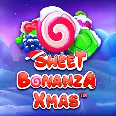 Sweet Bonanza Xmas Slot logo by Pragmatic Play at Mostbet Casino